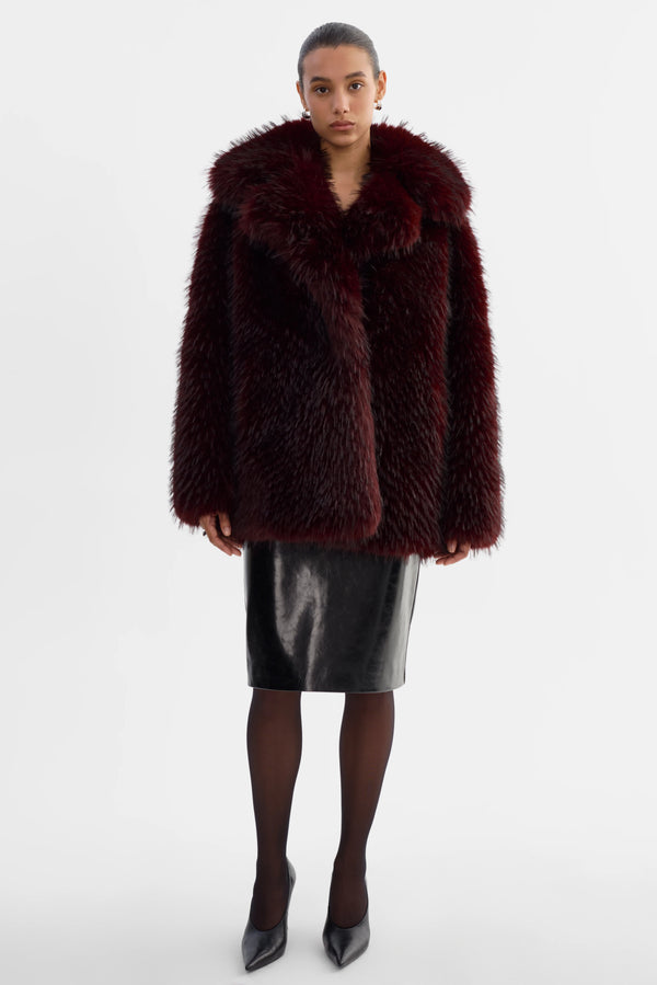 LaMarque Finaya Oversized Faux Fur Coat | Vamp