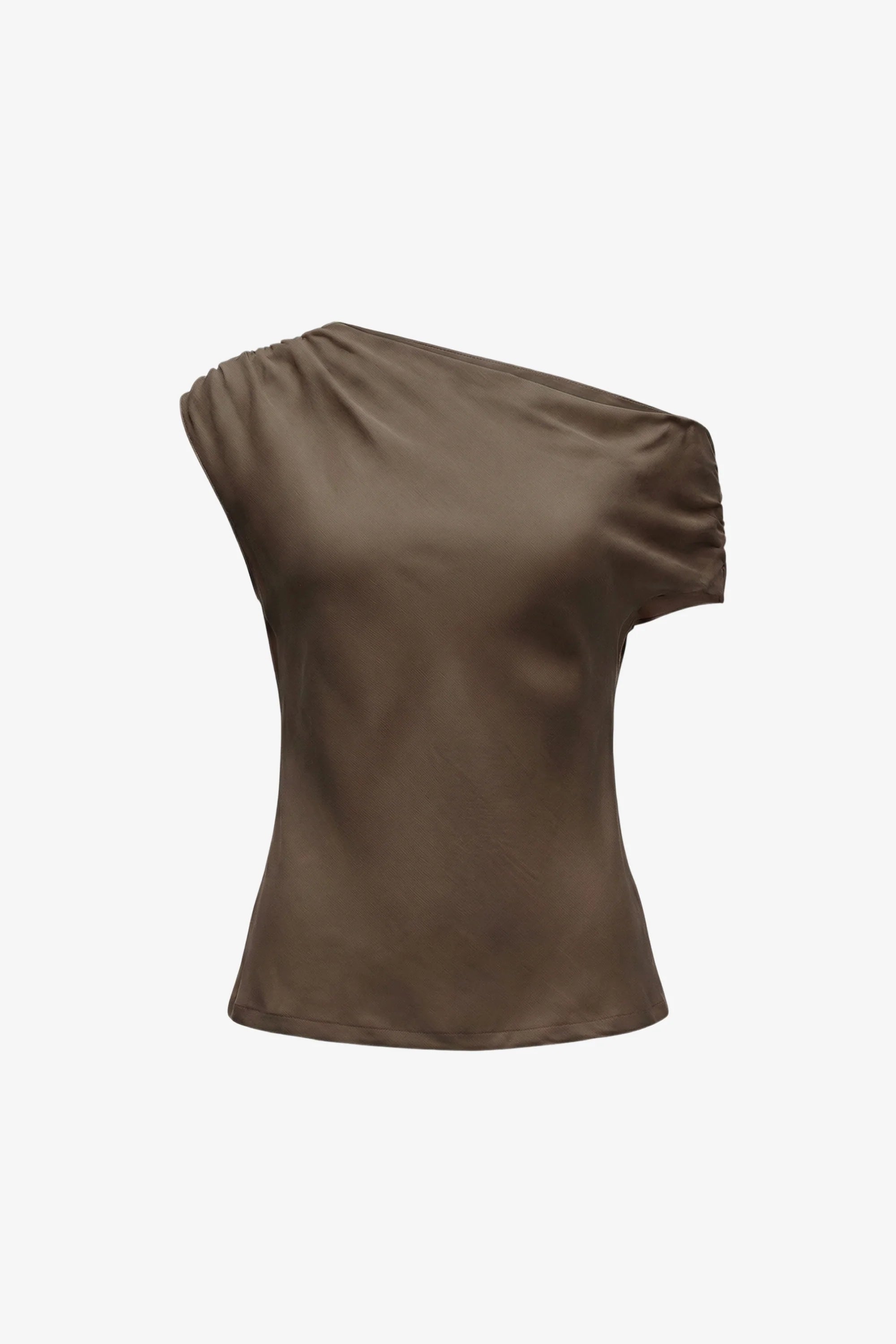 Veda Off The Shoulder Top | Coffee