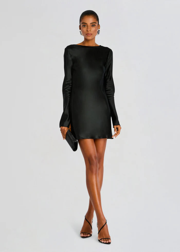 Sans Faff Madeleine Mini Reversible Mini Dress | Black - The LALA Look Sans Faff Madeleine Mini Reversible Mini Dress | Black - The LALA Look