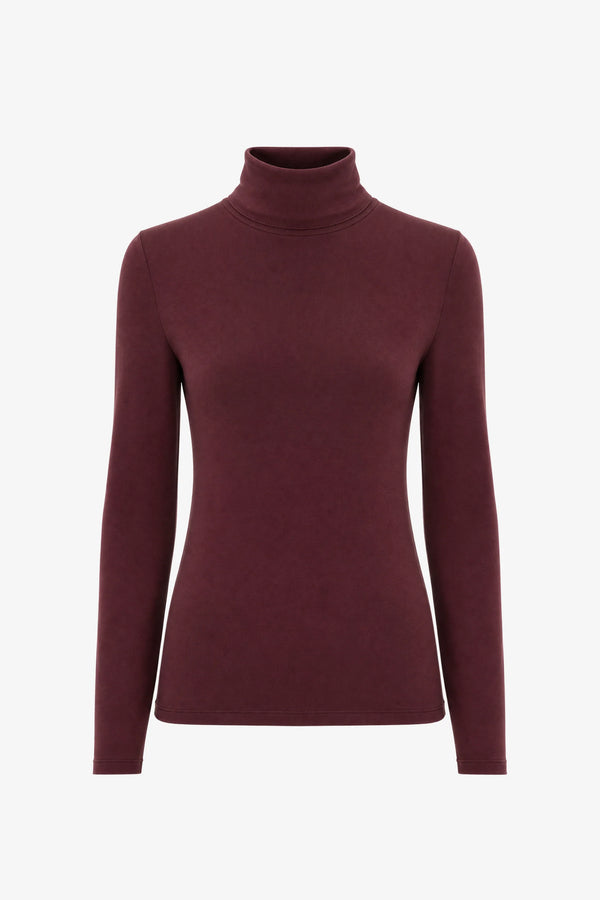 Toccin Alma Long Sleeve Turtleneck | Oxblood