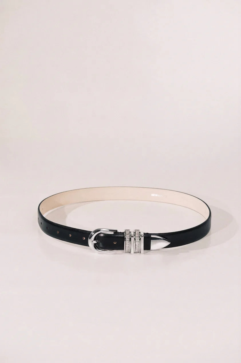 Hollyhock Crystal | Black/Silver