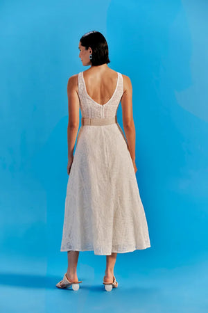 Lalibela Pontedera Maxi Dress | Ivory