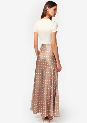 Cami NYC Prue Skirt |Macadamia Dot