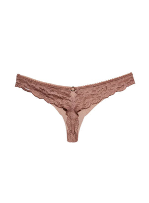 Fleur Du Mal Charlotte Seamless Thong | Tan