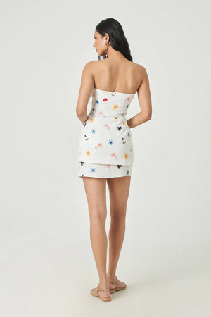Summer Away Lenora Skirt | Pressed Flowers