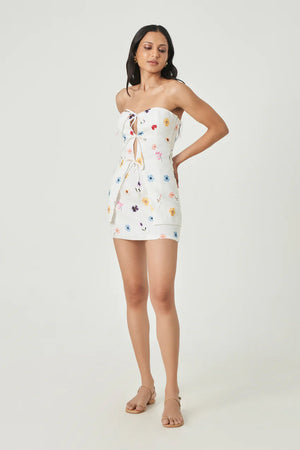 Summer Away Lenora Skirt | Pressed Flowers