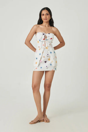 Summer Away Lenora Skirt | Pressed Flowers