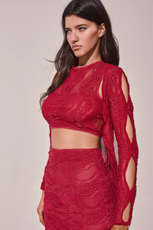 Charo Ruiz Nereid Jacket | Red