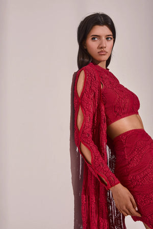 Charo Ruiz Nereid Jacket | Red