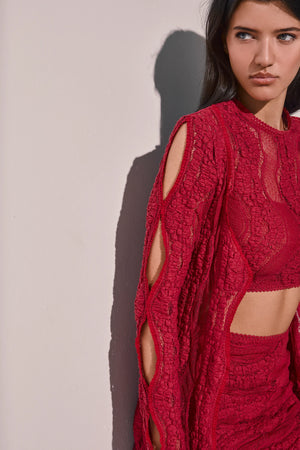 Charo Ruiz Nereid Jacket | Red