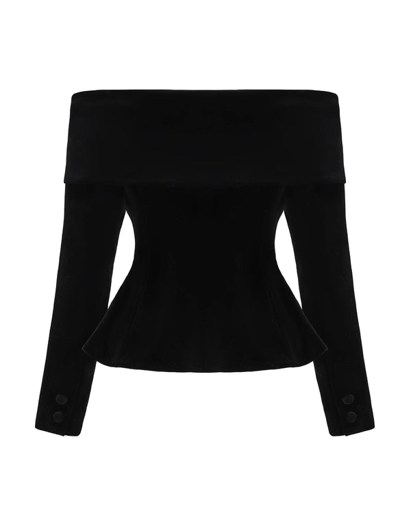 Nana Jacqueline Blaire Velvet Top