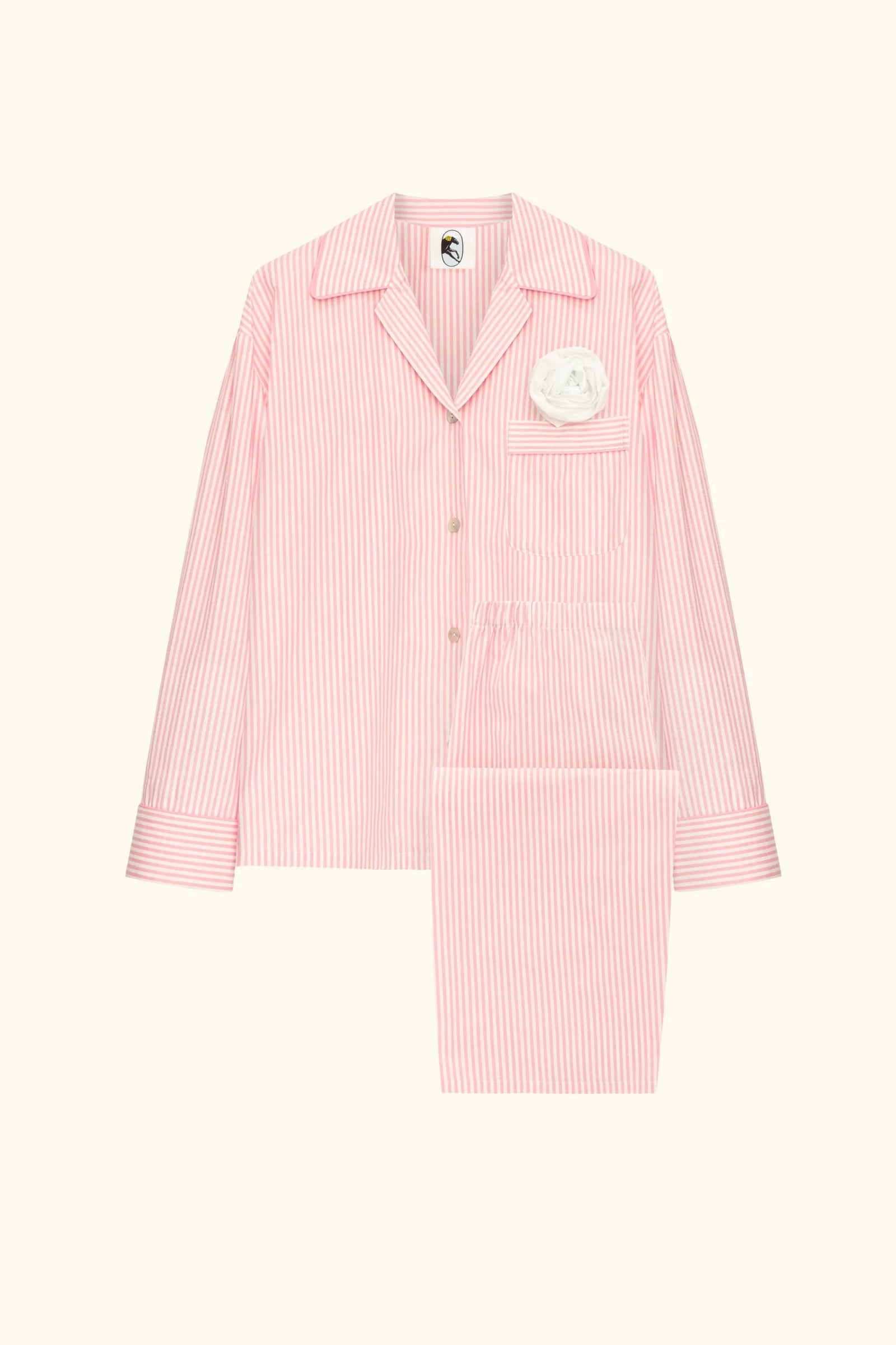 The Rose Cotton Ensemble | Pink Stripes