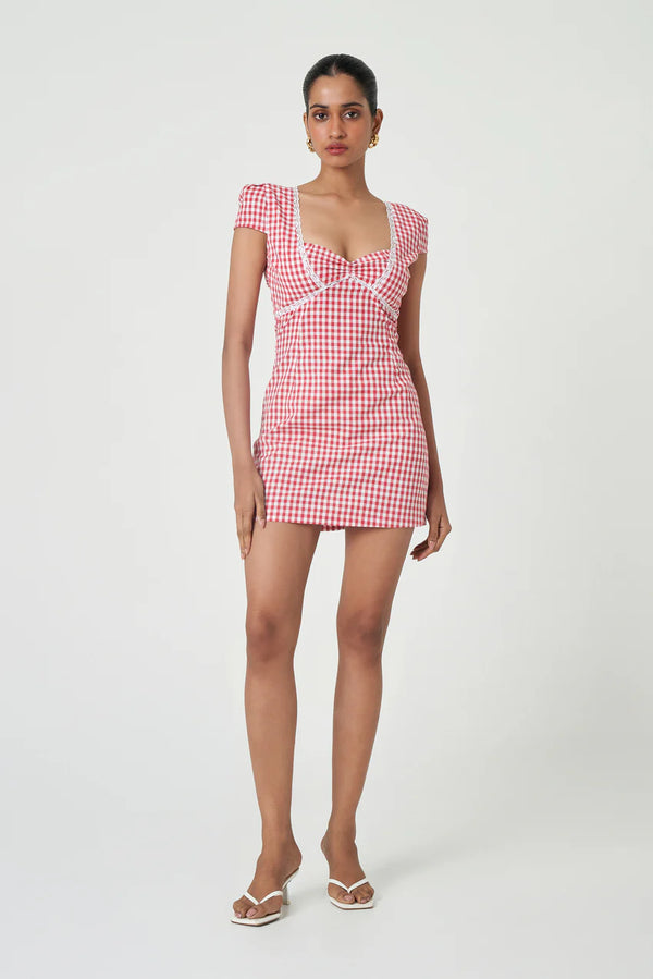 Summer Away Palma Dress | Cherry Check