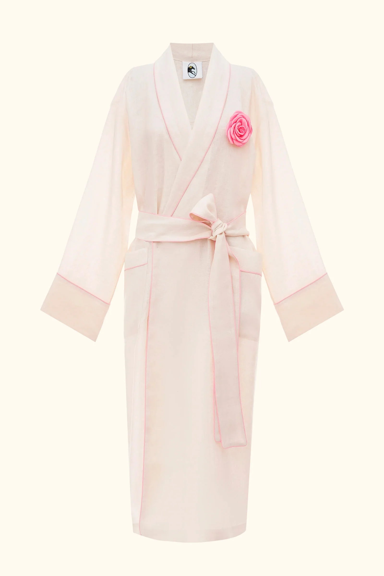 The Rose Linen Robe | Milk
