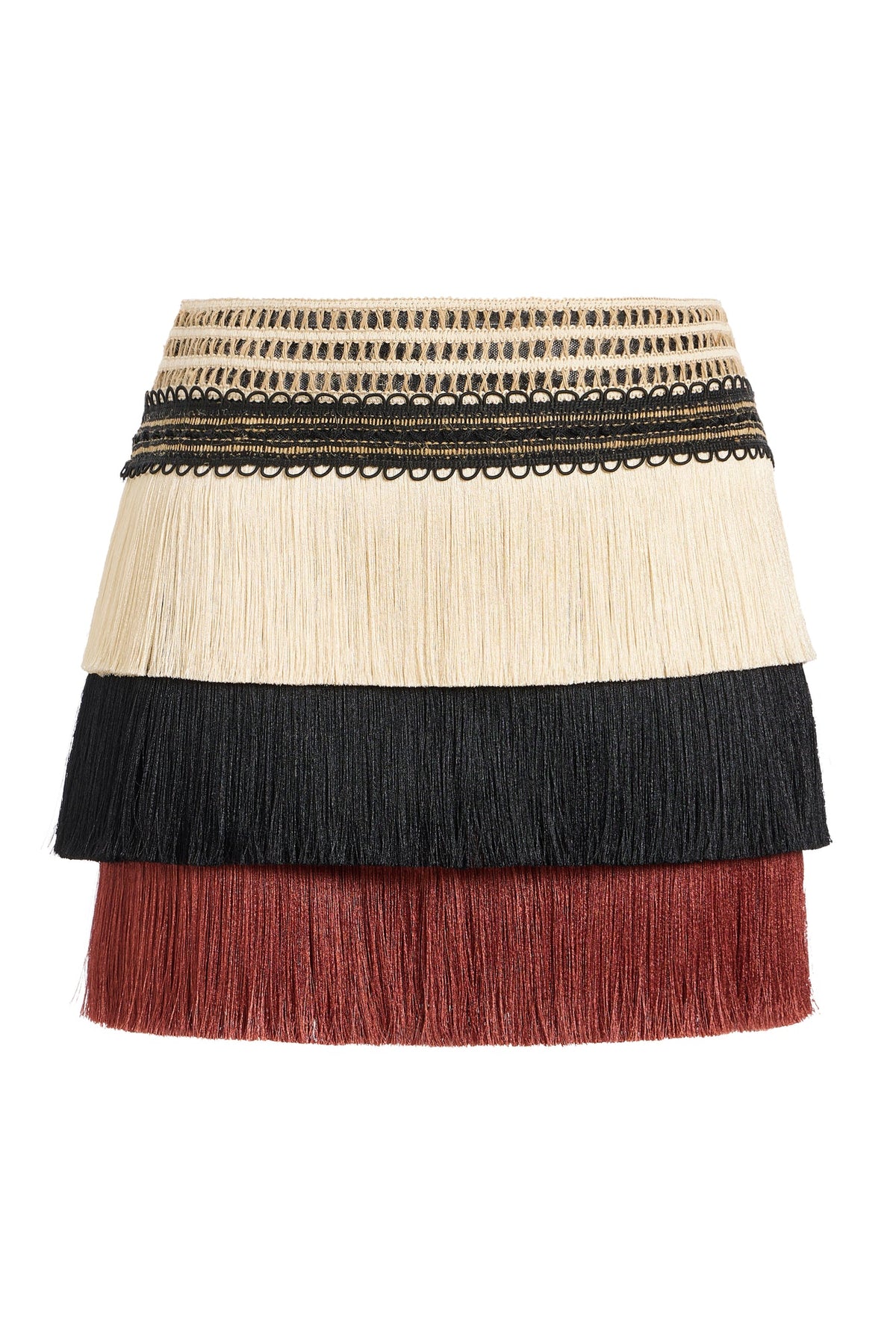 Rita Fringe Mini Skirt