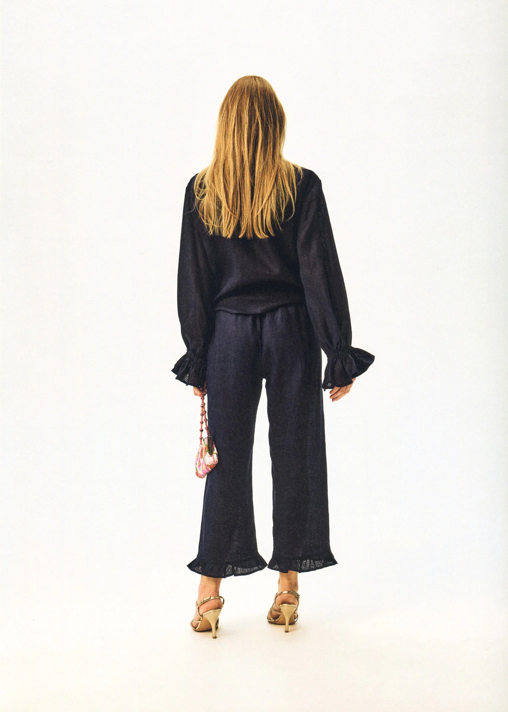 Rumba Linen Lounge Set | Navy