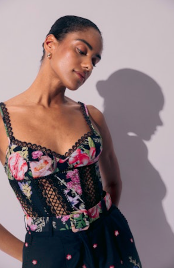 Charo Ruiz Poppy Top | Black