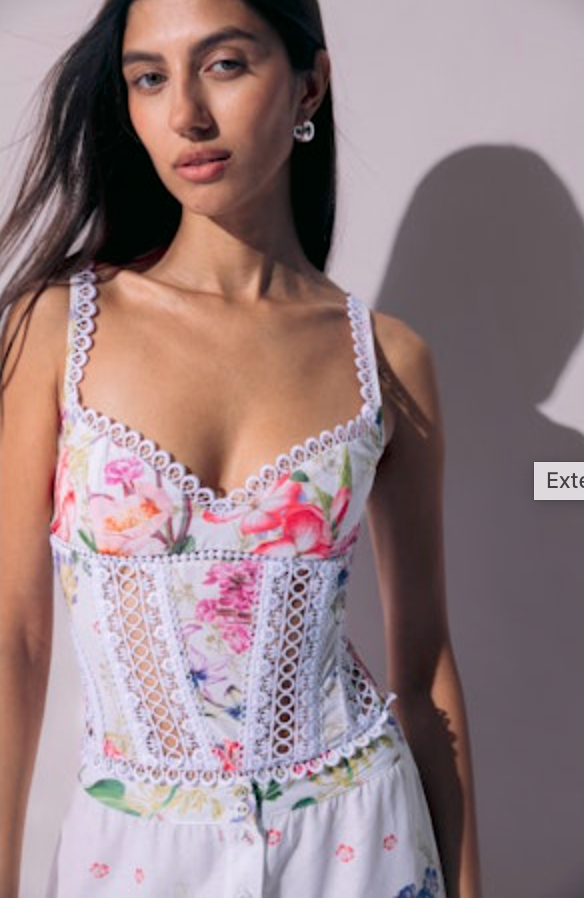 Charo Ruiz Poppy Top | White