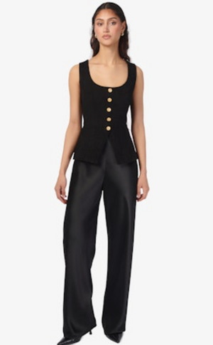 Cami NYC Nolan Suede Corset Top