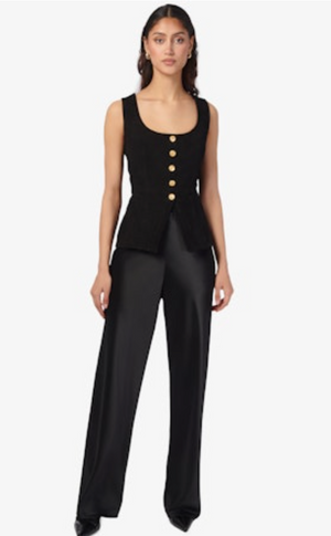 Cami NYC Nolan Suede Corset Top