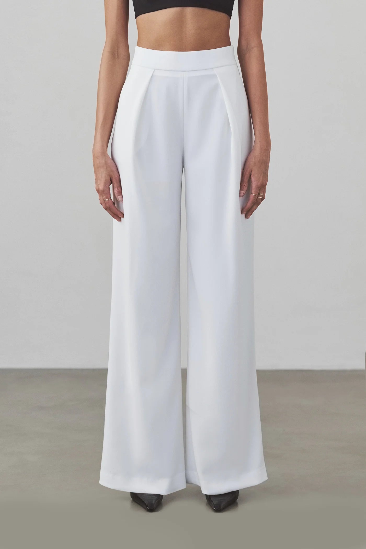 Marissa Pants | White Crepe