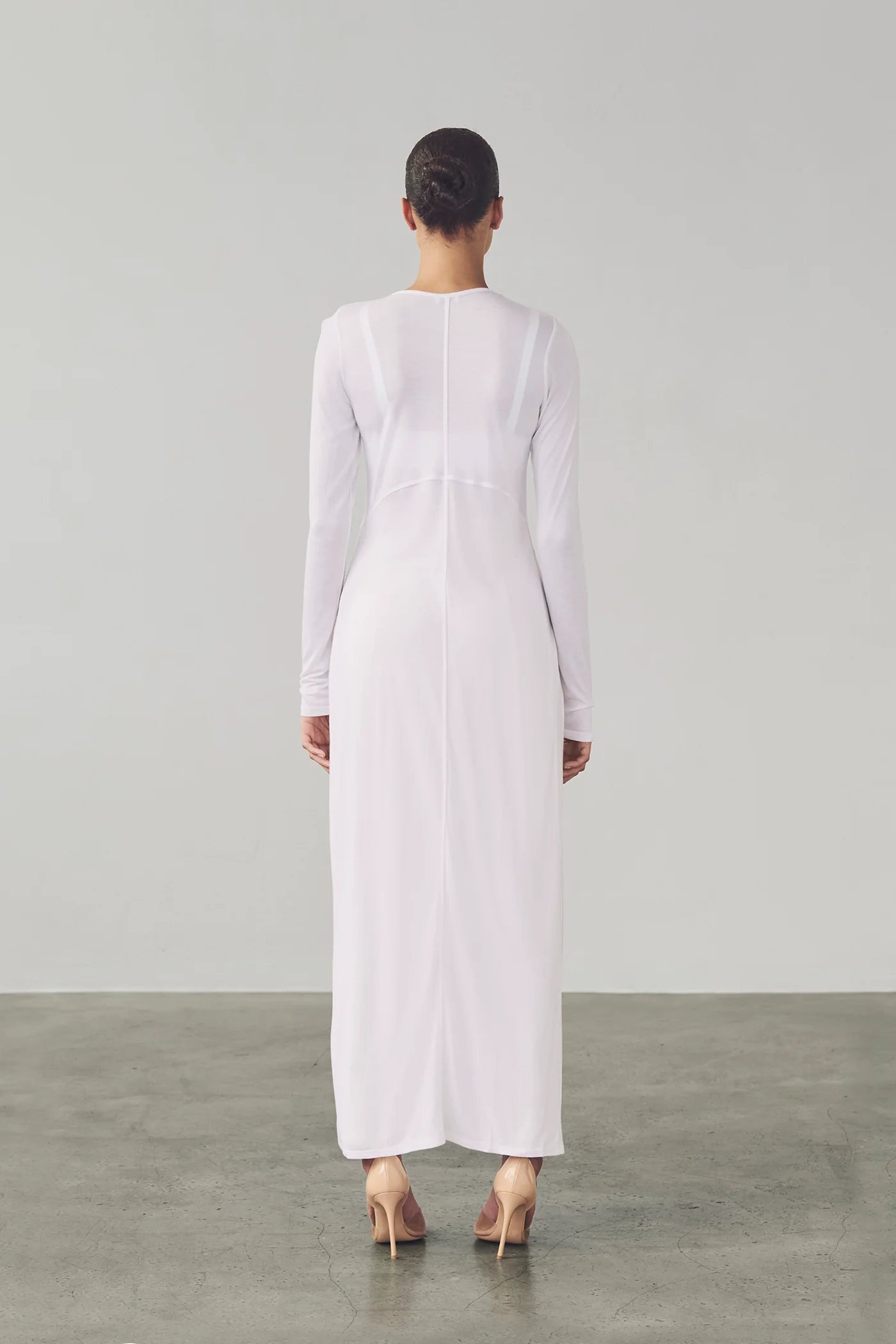 Alina Shirt Dress| White