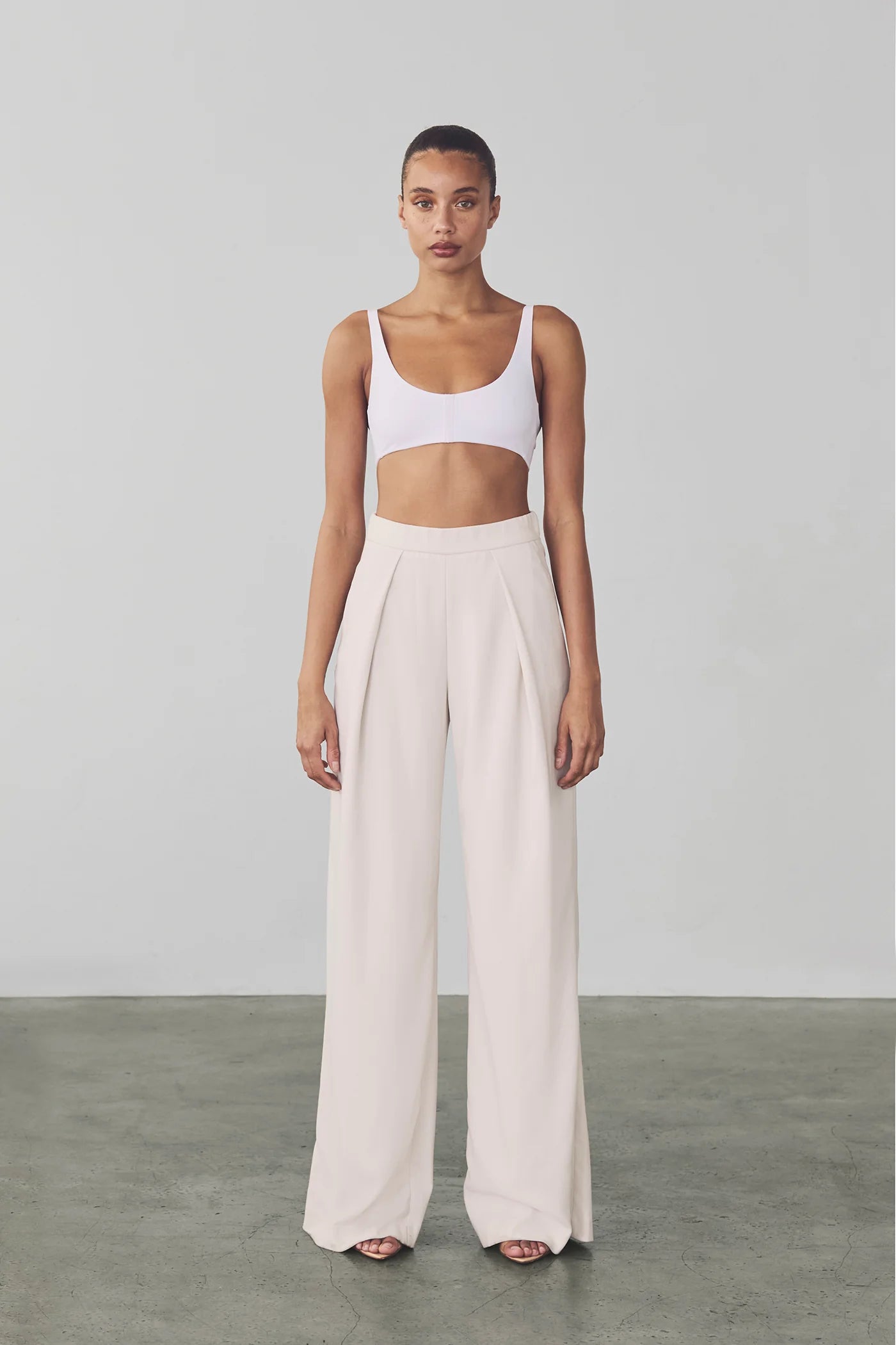 Marissa Pants | White Crepe