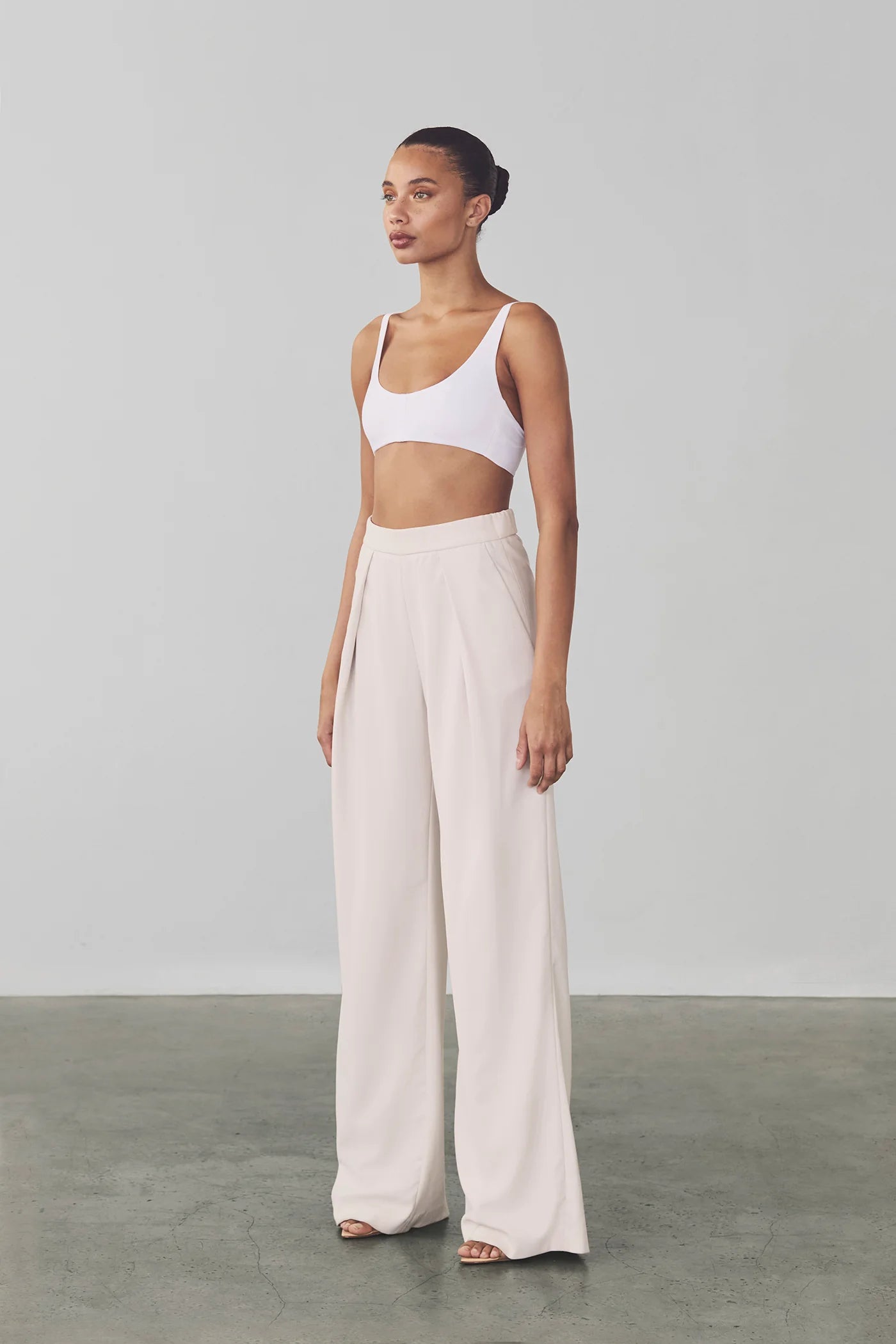 Marissa Pants | White Crepe
