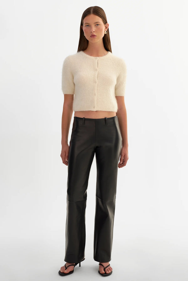 LaMarque Tia Low Rise Leather Pants | Black
