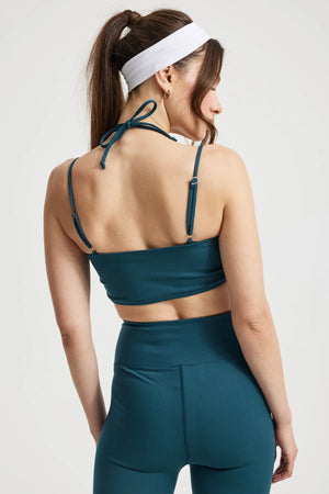 Year of Ours The Teresa Tube Bra | Deep Teal