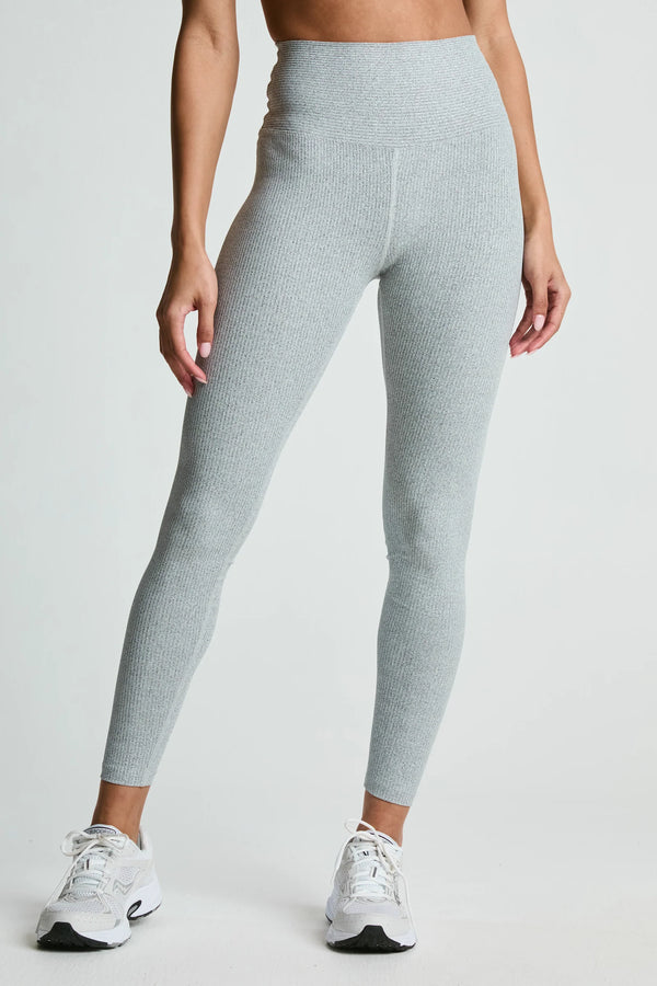 Year of Ours Ribbed Classic Legging | Heather Grey