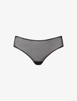 Commando Chic Mesh Thong | Black