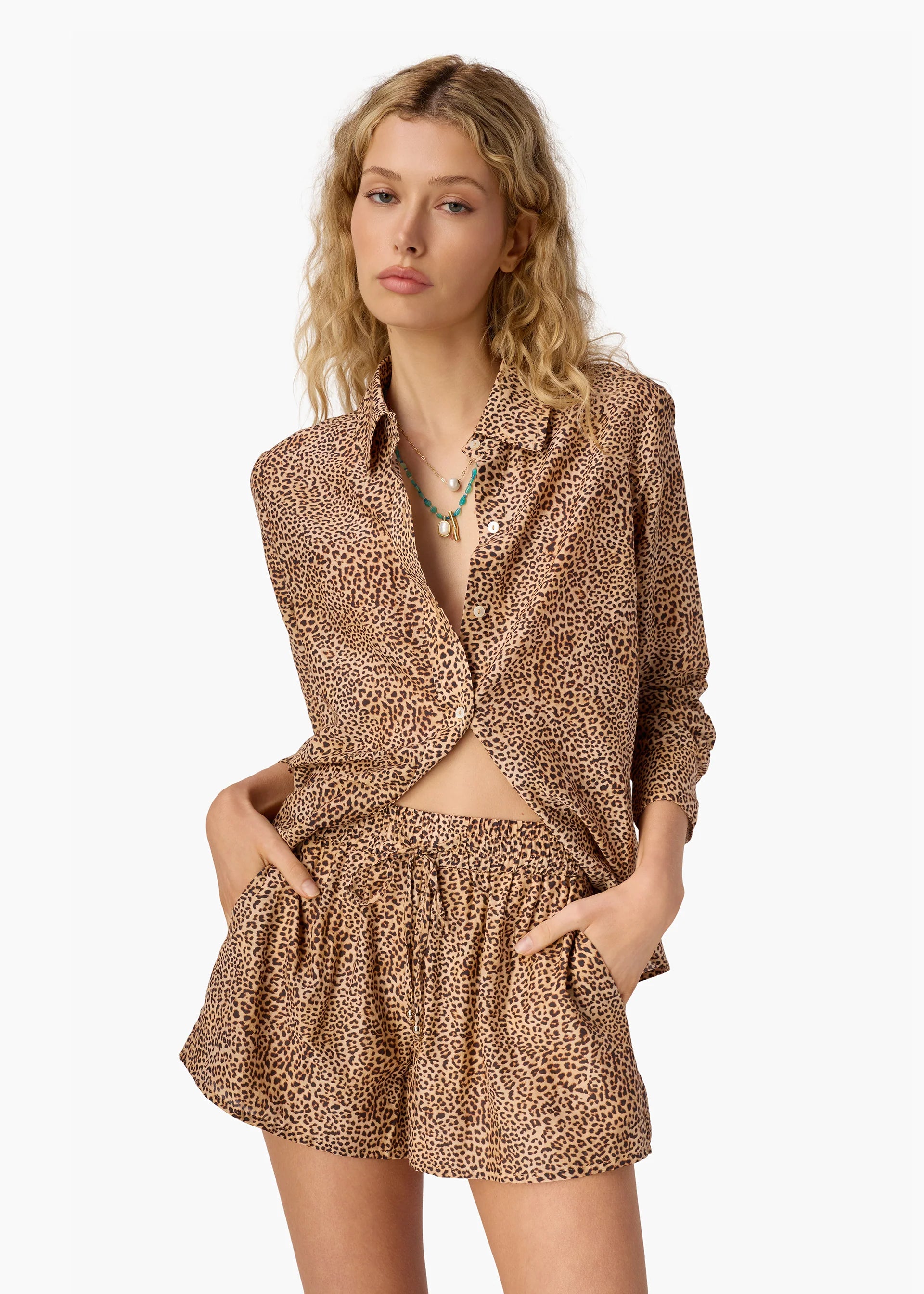 Oslo Silk Cotton Short | Leo