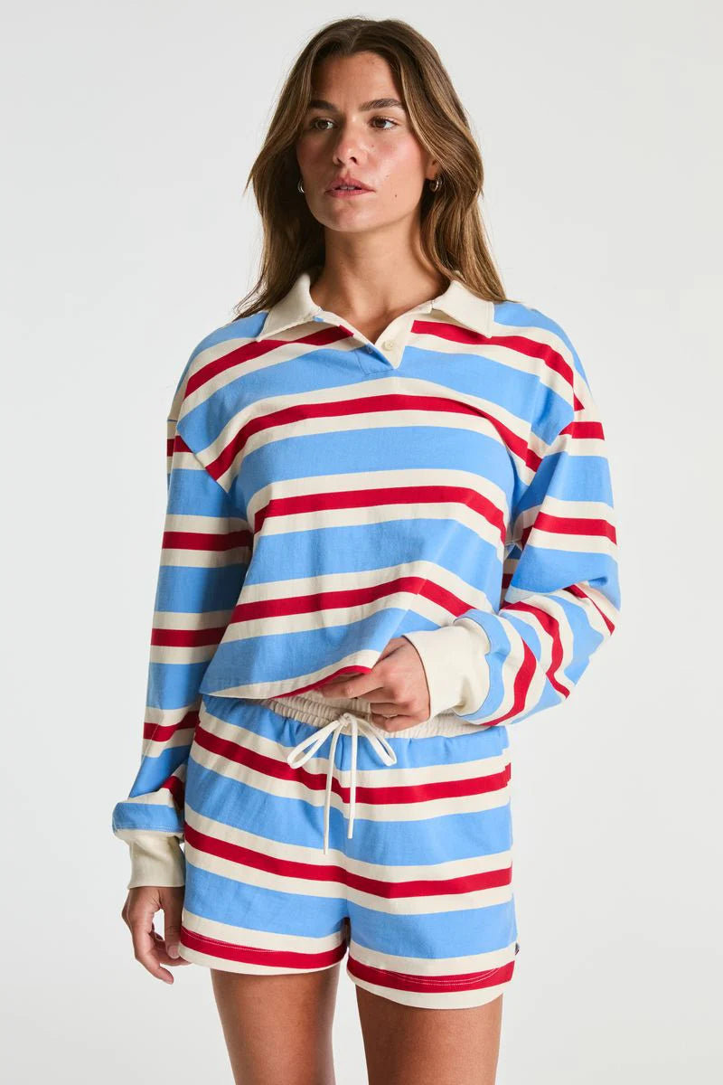 Striped Cotton Jersey Rugby
