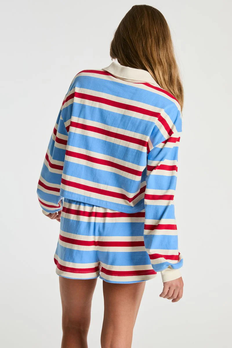 Striped Cotton Jersey Rugby