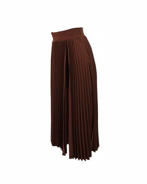 Theo the Label Atlas Midi Skirt | Koffee Bean