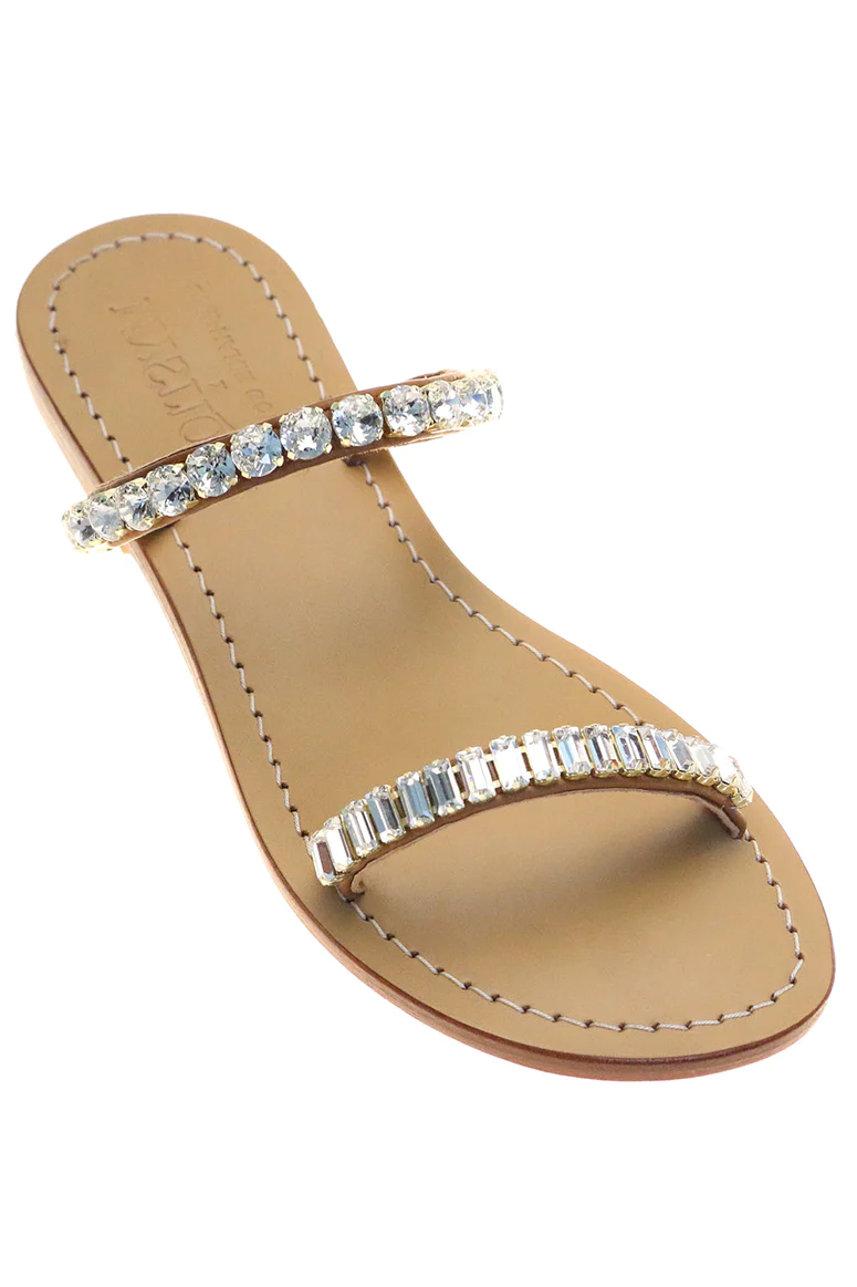 Mystique Rachel Sandal Camel Clear The LALA Look