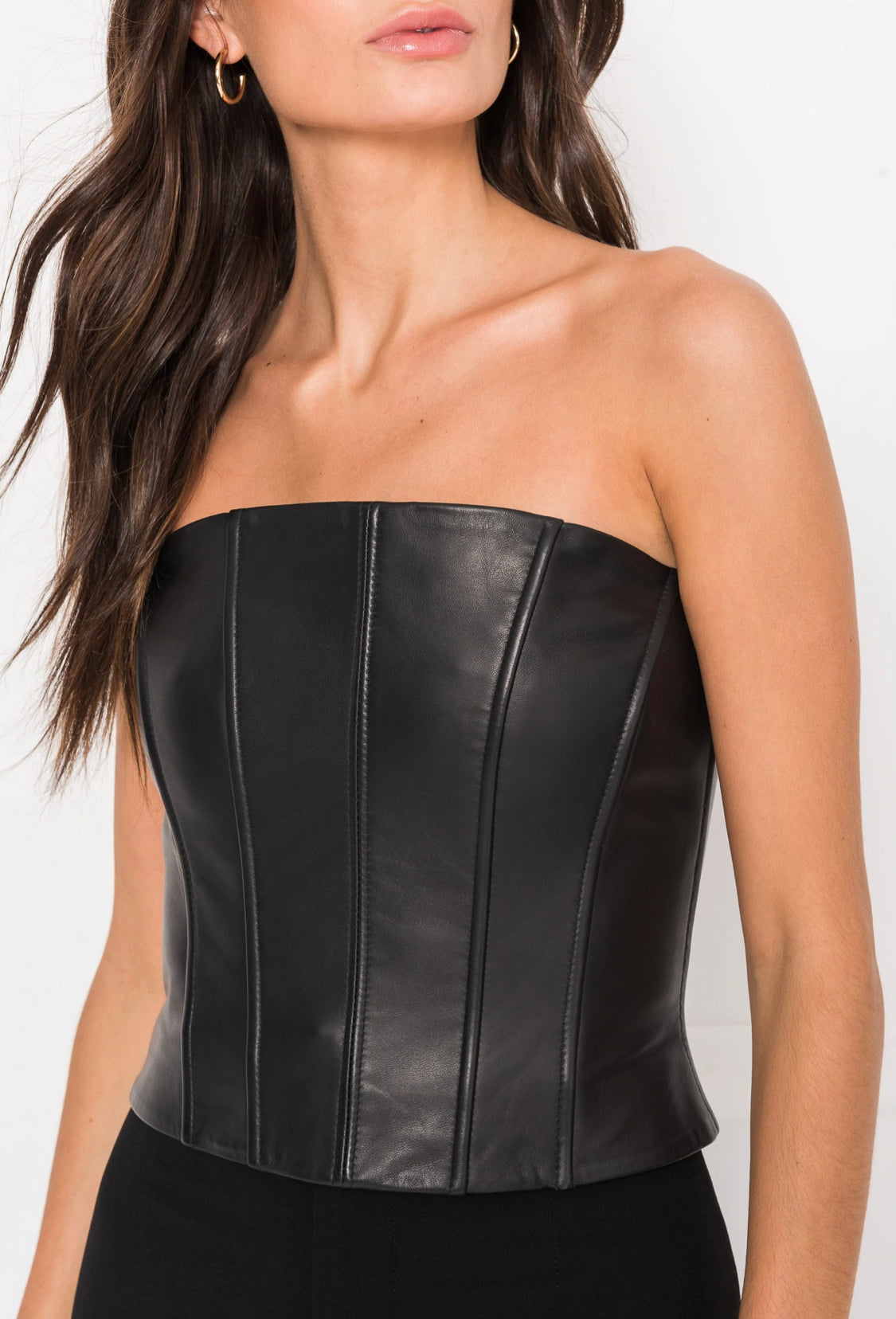 LaMarque Davina Leather Bustier - The LALA Look